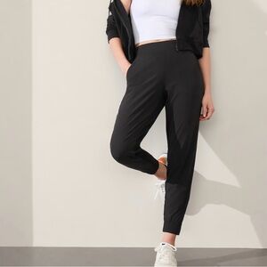 Athleta Black Track Joggers